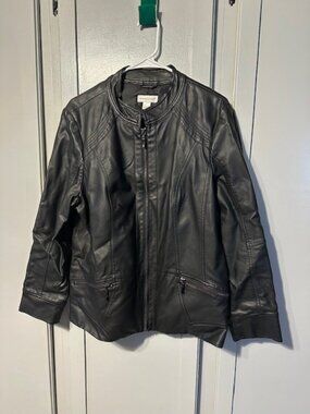 C & B Leather Looking Jacket